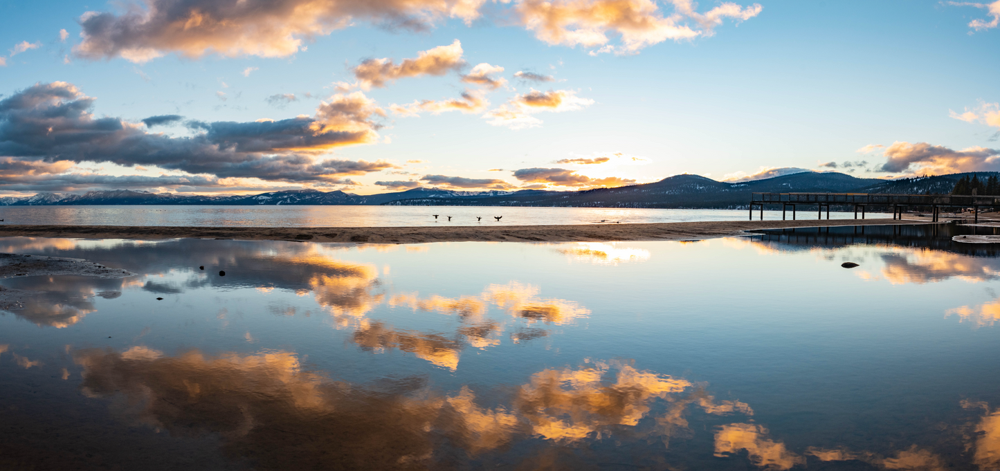 #293 Mirror Sunset Pano